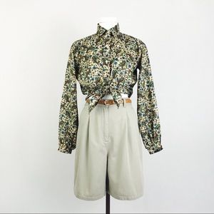Vintage Ralph Lauren High-Waisted Cotton Shorts | Size 6